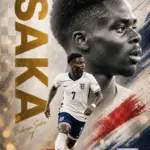 Bukayo Saka England World Cup 2026 cover