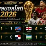 ผลบอลโลกวันนี้ 18 มิถุนายน 2569 สรุปผล 4 คู่ กลุ่ม K/L
