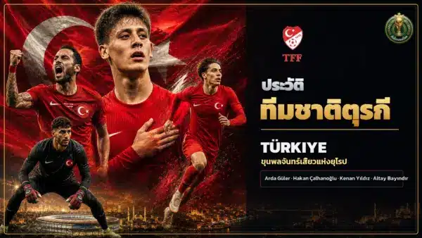 เจาะลึก ทีมชาติตุรกี: ตำนานอันดับ 3 โลก