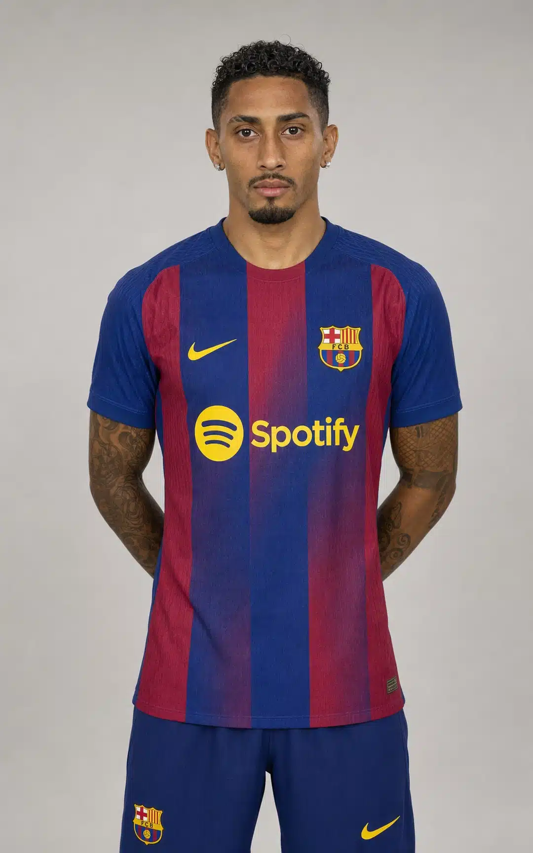 Raphinha ราฟินญา ภาพ Profile สร้างด้วย AI ในชุดเหย้า Barcelona ฤดูกาล 2026/27