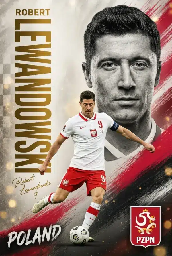 Robert Lewandowski (โรเบิร์ต เลวานดอฟสกี้) ดาวยิงอินทรีขาว บอลโลก 2026