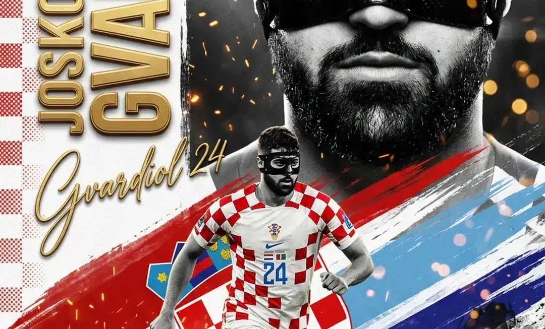 Joško Gvardiol ยอสโก้ กวาร์ดิโอล ปราการหลังทีมชาติโครเอเชีย ภาพปกโปรไฟล์ปี 2026