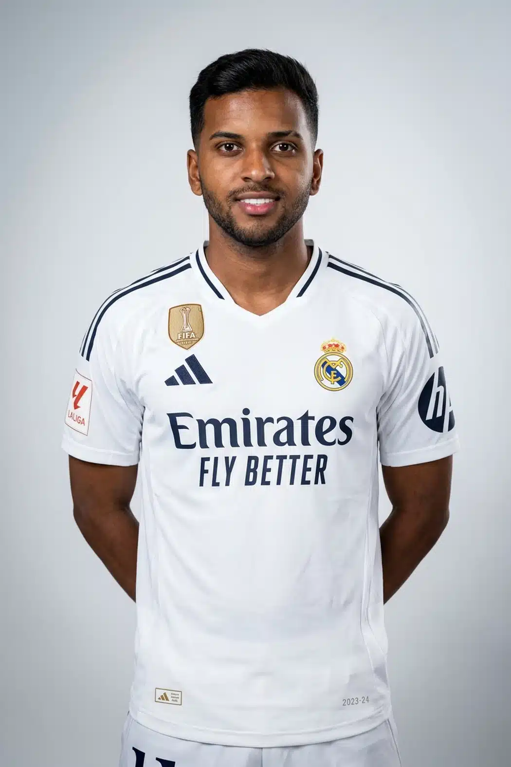 Rodrygo Goes โรดรีโก้ ในชุดสโมสร Real Madrid ภาพโปรไฟล์นักเตะ